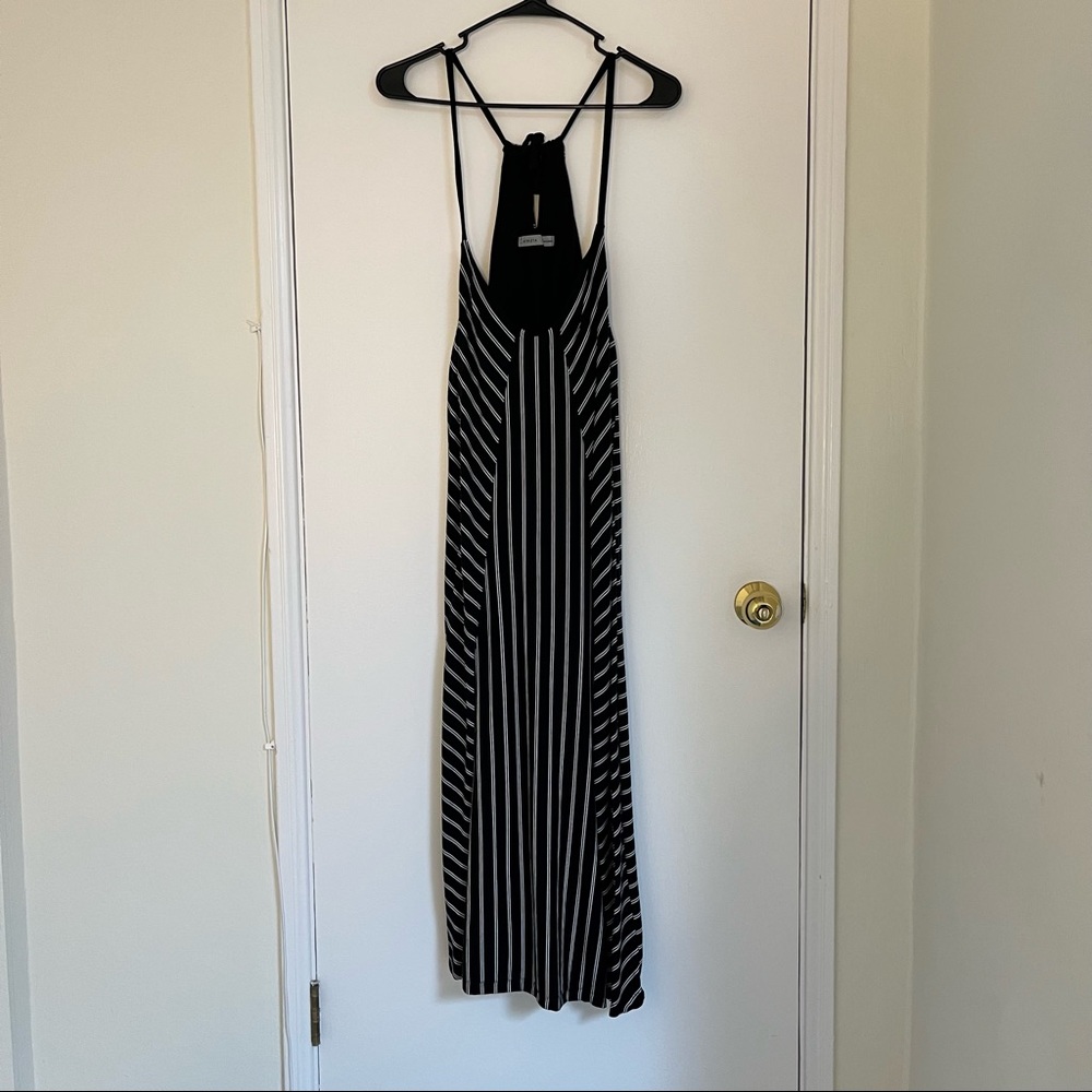 Athleta Striped Jersey Dress M